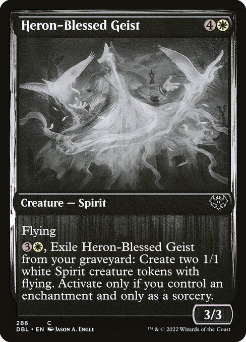 Heron-Blessed Geist (286) [Innistrad: Double Feature]