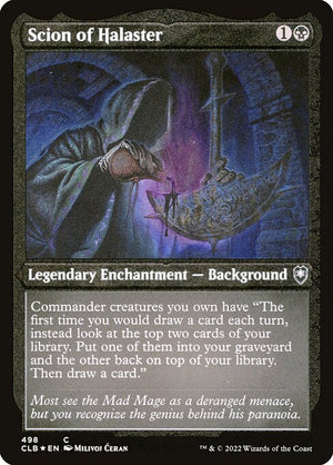 Scion of Halaster (498) [Commander Legends: Battle for Baldur's Gate]