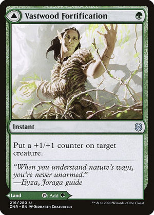 Vastwood Fortification // Vastwood Thicket (216) [Zendikar Rising]