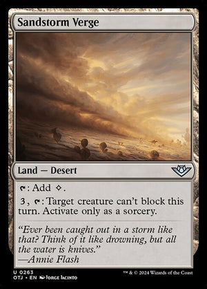 Sandstorm Verge (263) [Outlaws of Thunder Junction]