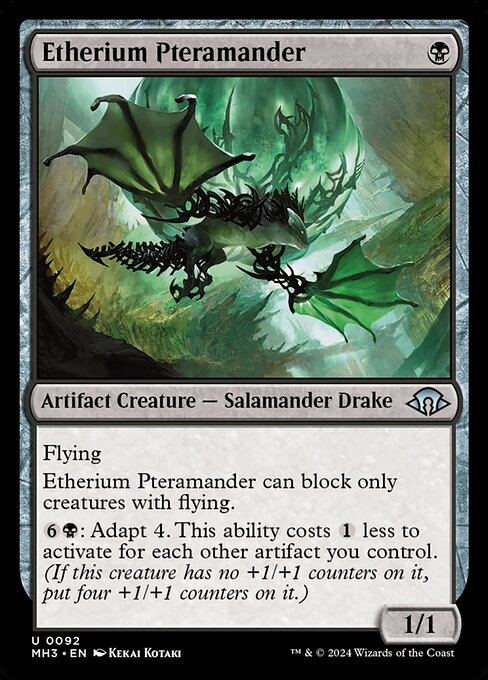 Etherium Pteramander (92) [Modern Horizons 3]