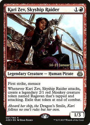 Kari Zev, Skyship Raider (87s) [Aether Revolt Promos]