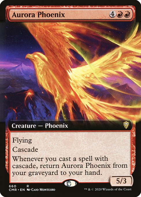 Aurora Phoenix (660) [Commander Legends] [Extended Art]