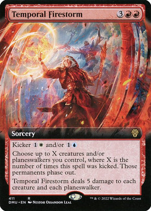 Temporal Firestorm (411) [Dominaria United] [Extended Art]