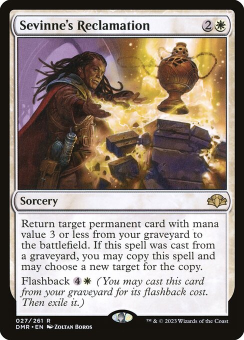 Sevinne's Reclamation (27) [Dominaria Remastered]