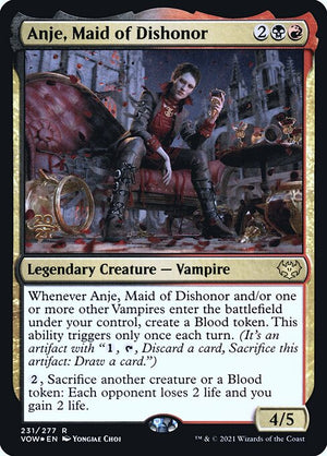 Anje, Maid of Dishonor (231s) [Innistrad: Crimson Vow Promos]