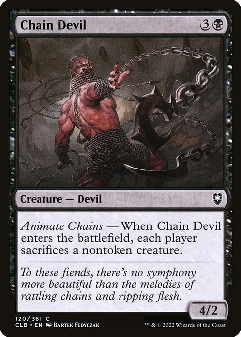 Chain Devil (120) [Commander Legends: Battle for Baldur's Gate]