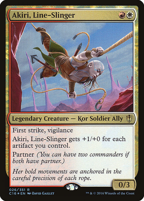 Akiri, Line-Slinger (26) [Commander 2016]