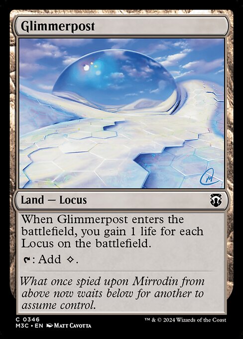 Glimmerpost (346) [Modern Horizons 3 Commander]
