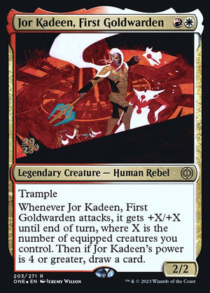 Jor Kadeen, First Goldwarden (203s) [Phyrexia: All Will Be One Promos]