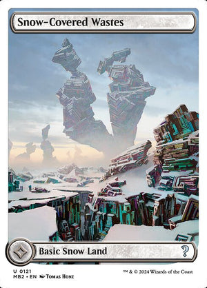 Snow-Covered Wastes (121) [Mystery Booster 2]