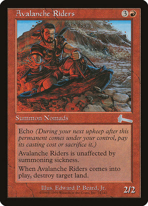 Avalanche Riders (74) [Urza's Legacy]