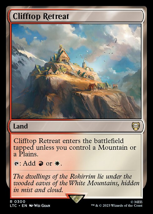 Clifftop Retreat (300) [Tales of Middle-earth Commander]