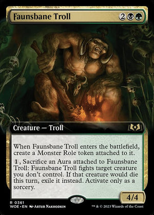 Faunsbane Troll (361) [Wilds of Eldraine] [Extended Art]