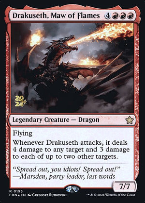 Drakuseth, Maw of Flames (193s) [Foundations Promos]