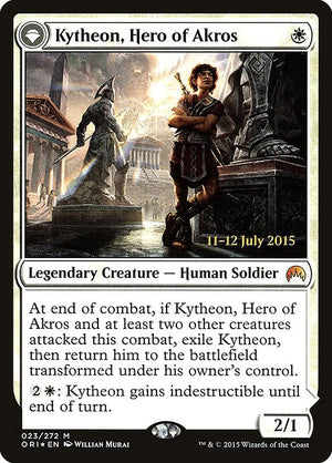 Kytheon, Hero of Akros // Gideon, Battle-Forged (23s) [Magic Origins Promos]