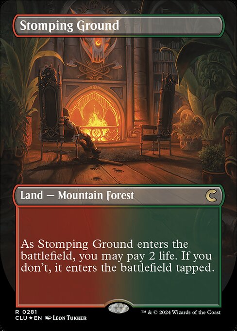 Stomping Ground (281) [Ravnica: Clue Edition] [Borderless]