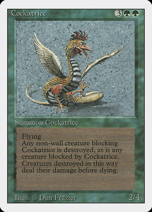 Cockatrice (189) [Revised Edition]
