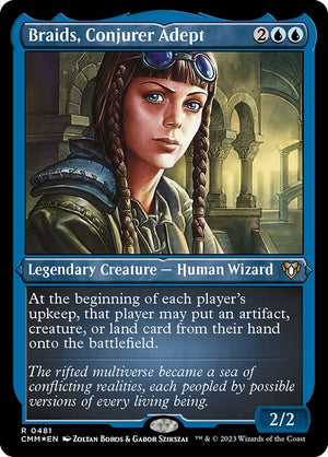 Braids, Conjurer Adept (481) [Commander Masters]