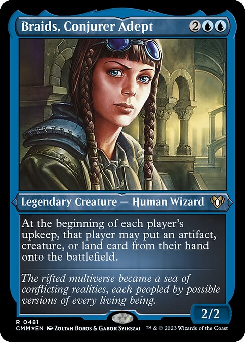 Braids, Conjurer Adept (481) [Commander Masters]