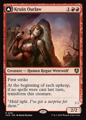 Kruin Outlaw // Terror of Kruin Pass (161) [Innistrad Remastered]