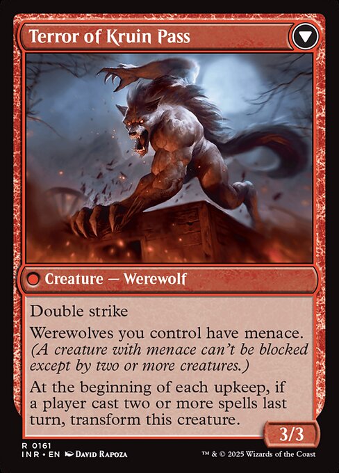 Kruin Outlaw // Terror of Kruin Pass (161) [Innistrad Remastered]