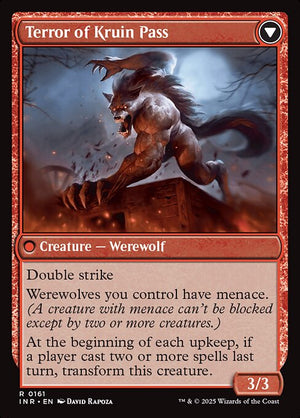 Kruin Outlaw // Terror of Kruin Pass (161) [Innistrad Remastered] Reverse