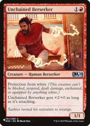 Unchained Berserker (M20-164) [The List]