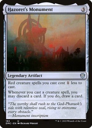Hazoret's Monument (183) [Dominaria United Commander]