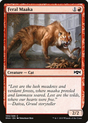 Feral Maaka (100) [Ravnica Allegiance]