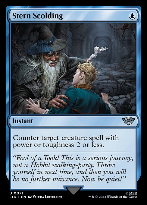 Stern Scolding (71) [The Lord of the Rings: Tales of Middle-earth]