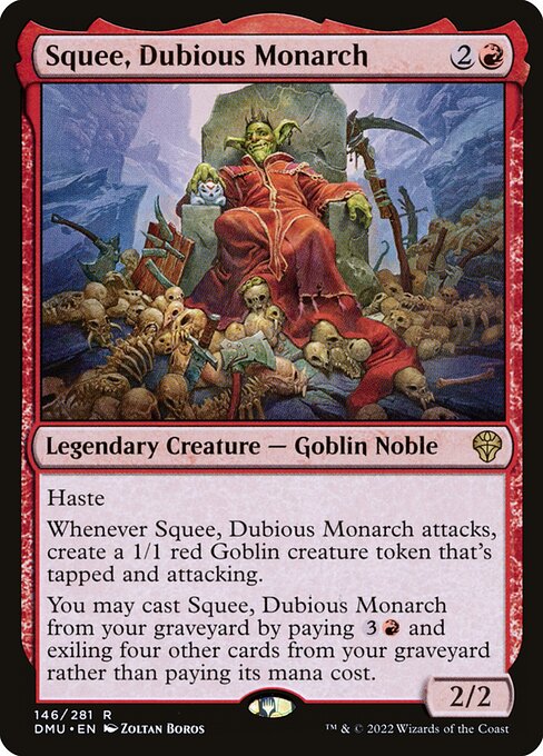 Squee, Dubious Monarch (146) [Dominaria United]