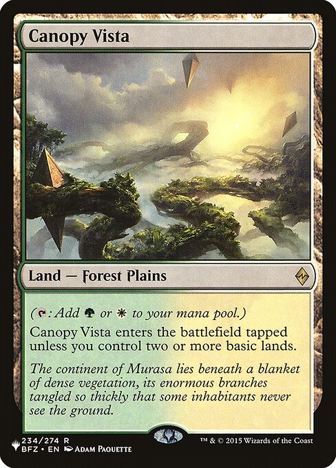Canopy Vista (BFZ-234) [The List]