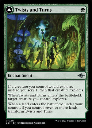 Twists and Turns // Mycoid Maze (217) [The Lost Caverns of Ixalan]