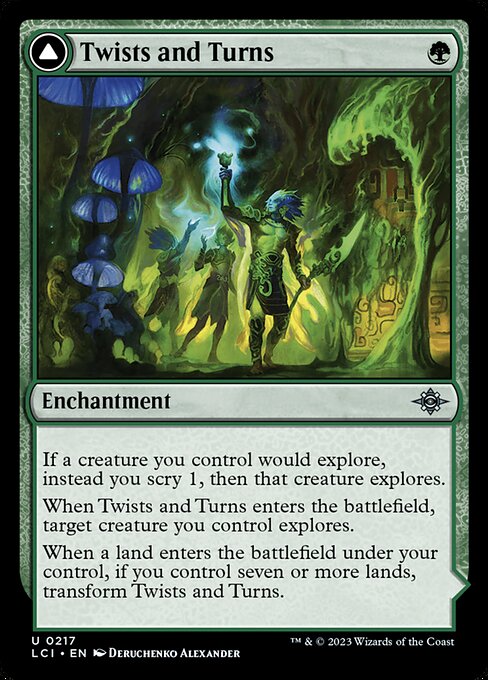 Twists and Turns // Mycoid Maze (217) [The Lost Caverns of Ixalan]