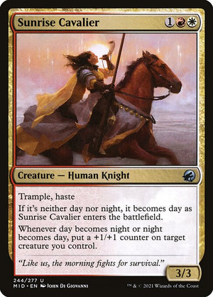 Sunrise Cavalier (244) [Innistrad: Midnight Hunt]