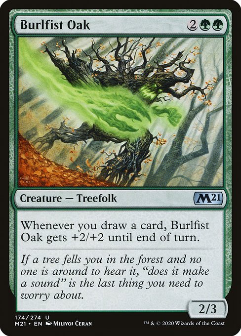 Burlfist Oak (174) [Core Set 2021]