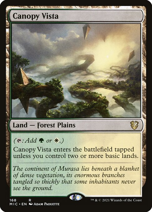 Canopy Vista (168) [Midnight Hunt Commander]