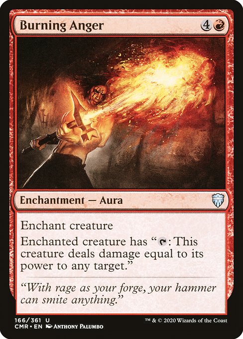 Burning Anger (166) [Commander Legends]