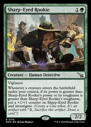 Sharp-Eyed Rookie (176) [Murders at Karlov Manor]