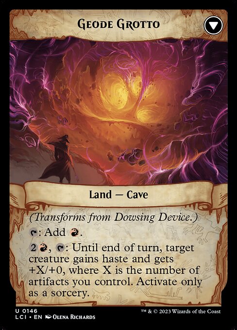 Dowsing Device // Geode Grotto (146) [The Lost Caverns of Ixalan] Reverse