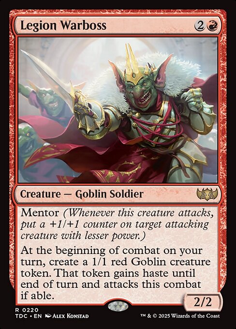 Legion Warboss (220) [Tarkir: Dragonstorm Commander]
