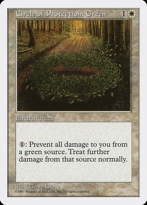 Circle of Protection: Green (19) [Fifth Edition]