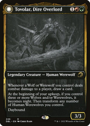 Tovolar, Dire Overlord // Tovolar, the Midnight Scourge (246) [Innistrad: Double Feature]