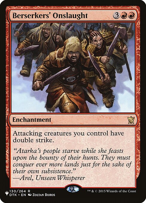Berserkers' Onslaught (DTK-130) [The List]