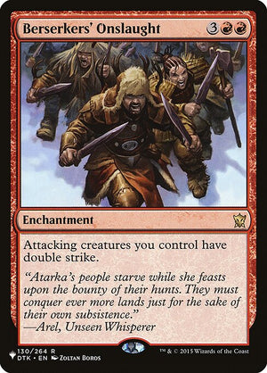 Berserkers' Onslaught (DTK-130) [The List]