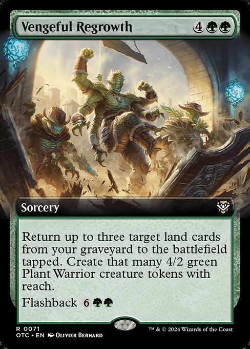 Vengeful Regrowth (71) [Outlaws of Thunder Junction Commander]