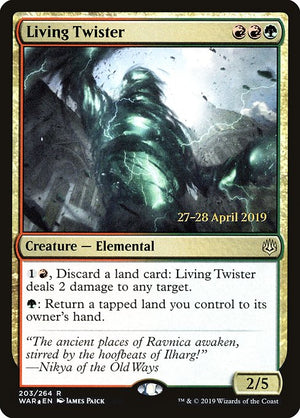Living Twister (203s) [War of the Spark Promos]