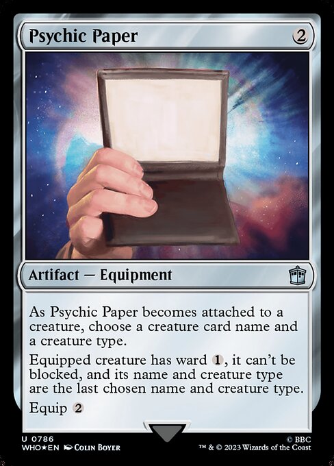 Psychic Paper (786) [Doctor Who]