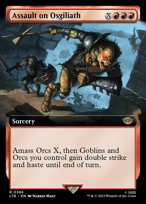 Assault on Osgiliath (386) [The Lord of the Rings: Tales of Middle-earth] [Extended Art]